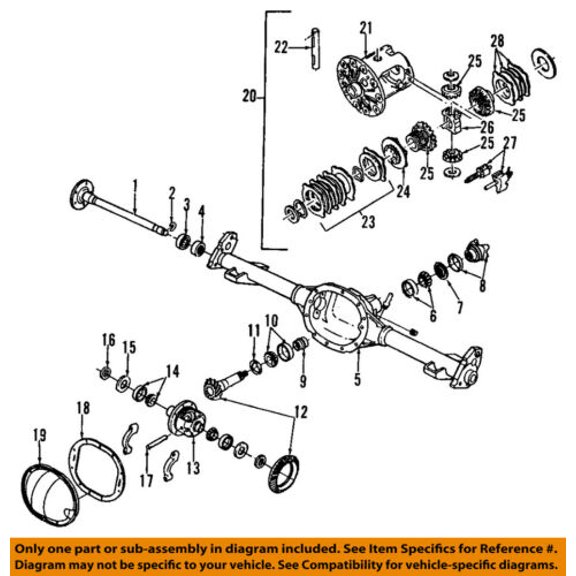 GM OEM Rear Axle-Lock 344171
