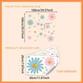 thumbnail image 5 of Konghyp Colorful Daisy Floral Background Wall Stickers – Self-Adhesive Decorations for a Warm Bedroom Atmosphere, Perfect for Easy Home Makeovers and Personalizing Your Space, 5 of 5