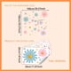 thumbnail image 5 of Colorful Floral Background Decoration Wall Stickers Warm Bedroom Self-adhesive Wall Stickers, 5 of 5
