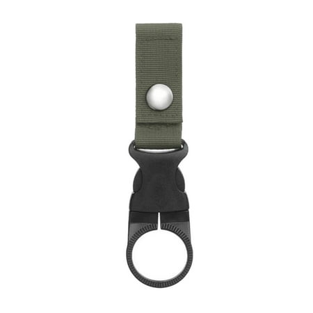 Bottle Hanging Buckle Clip Carabiner Water Bottle Holder Keychain Belt Green