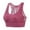 H139-Pink, variant on VFRGHD Sports Bras For Women Racerback Workout Crop Tank Top Breathable Running Sports Fitness Yoga Tops With Built In Pads Soft T-Shirt Bras