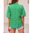 thumbnail image 2 of Remera PRETTYGARDEN XXL Verde con Encaje Bordado, 2 of 8