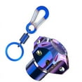 thumbnail image 3 of General Cnc Modified Burnt Titanium Key Head Racing Boat Hexagonal Burnt Titanium Key Head Key Chain, 3 of 8