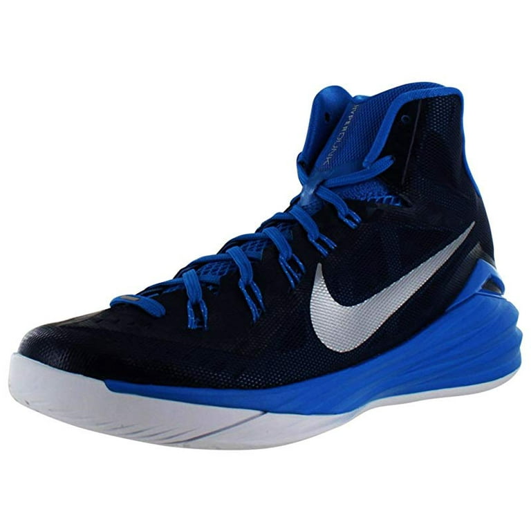 Navidad Periodo perioperatorio enemigo Nike Women's Hyperdunk 2014 Basketball Shoes, Navy/Silver/Blue, 11.5 B US -  Walmart.com