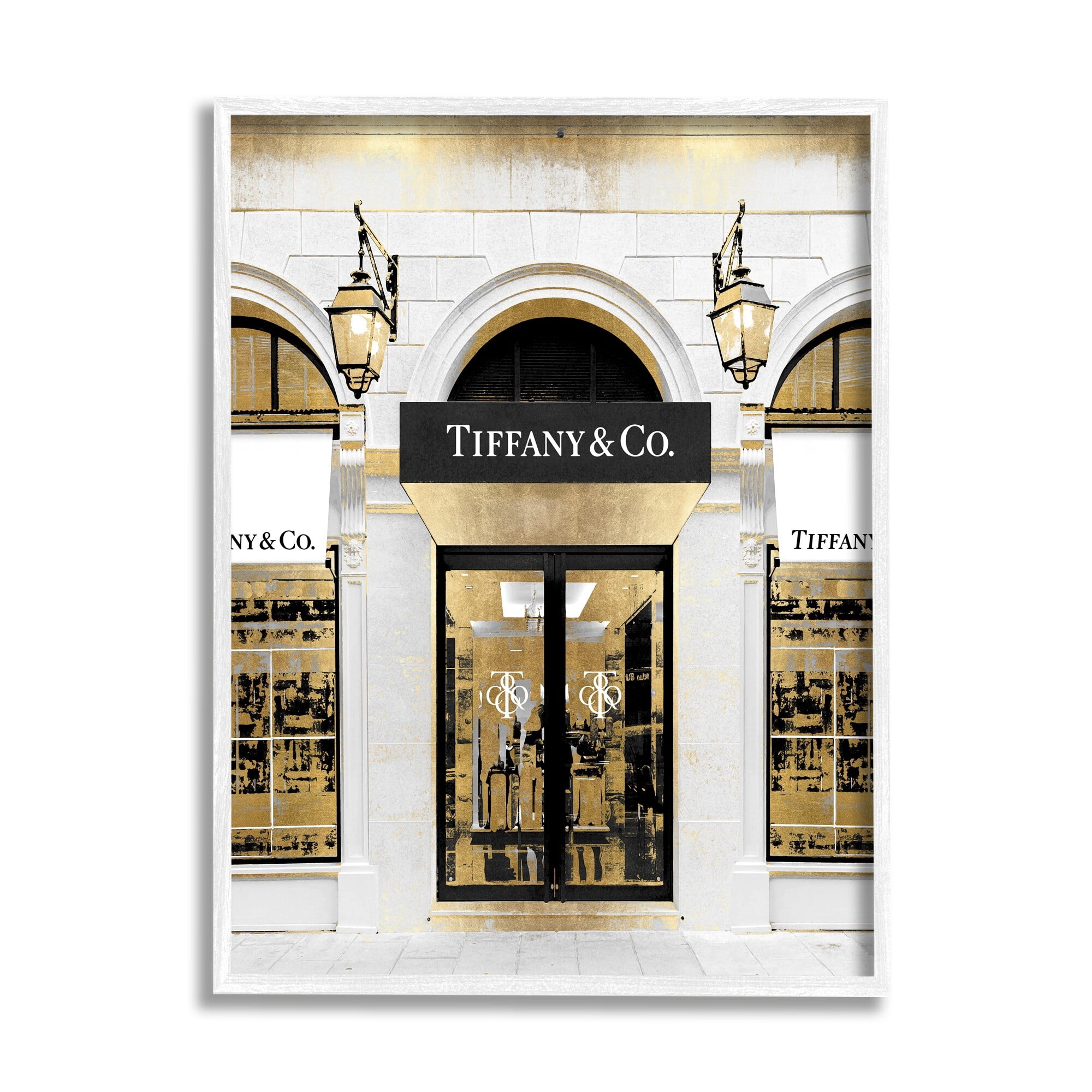 Stupell Industries Designer Jewelry Storefront Urban Glam Fashion Photography Framed Wall Art, 11 x 14, Design by Madeline Blake