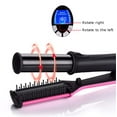 thumbnail image 5 of JUKEY Professional Hair Straightening Curling Iron, 2 in 1 Style Flat irons, 1-Way Rotating Iron Curler No Damage, Hair Straightener Flat Irons For Short & Long Hair, Black, 5 of 10