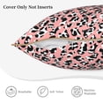 thumbnail image 5 of Haiem Cow Animal Skin Print Velvet Soft Solid Decorative Square Throw Pillow Covers Set with Elegant Piping Christmas Cushion Case for Sofa Bedroom Car-18"x18", 5 of 8