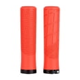 thumbnail image 1 of 2x Mango de bicicleta de montaña empuñaduras sin ciclismo sin deslizamiento cómodo ergonómico portátil Rojo, 1 of 8