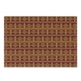 thumbnail image 1 of Mexican Cutting Board, Aztec Culture Theme Classical Triangles Pattern Prehistoric Ornaments, Decorative Tempered Glass Cutting and Serving Board, Small Size, Pale Orange Brown, by Ambesonne, 1 of 1