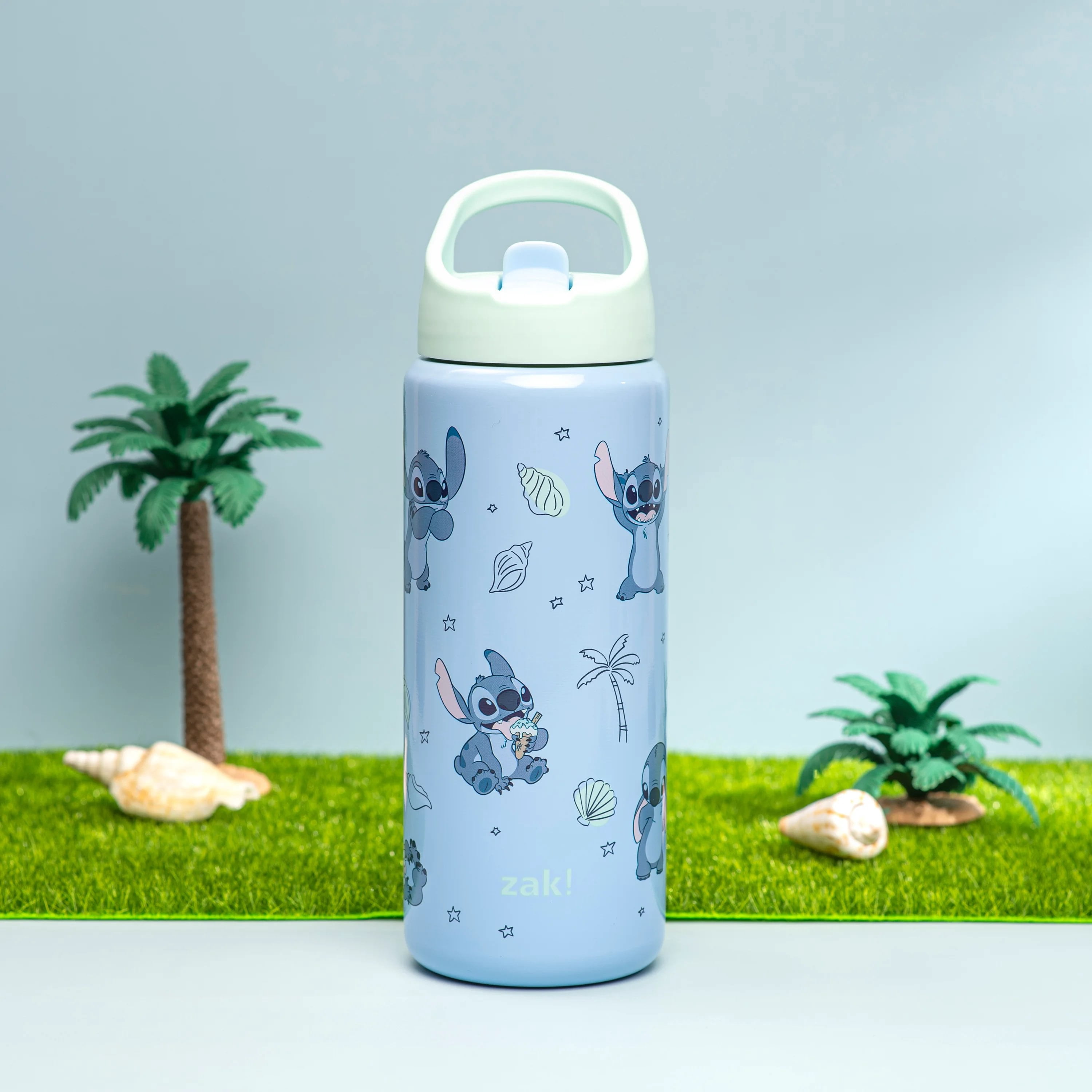 Zak Designs 20oz Lilo And Stitch Stainless Steel Clutch