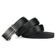 thumbnail image 6 of Sendefn Men's Leather Belt Automatic Ratchet Buckle Slide Belt for Dress Casual Trim to Fit with Gift Box, 6 of 6
