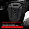 thumbnail image 2 of Compact Motorcycle Waist Bag, Multifunctional Drop Leg Bag, Outdoor Travel Hiking Cycle Leg Bag Waterproof Hard Shell Large Capacity, Bag for Hiking, Traveling, Black, 2 of 7