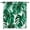 Palm Leaves2, variant on Lfeey Apartment Decor Blackout Curtains, Tropical Palm Print in Soft Green, Grommet Top Light Blocking, 63 Inch Long, 2 Panels