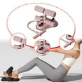 thumbnail image 1 of Barra de abdominales con banda de resistencia, dispositivo portátil para ejercicios abdominales, ideal para fitness, gimnasio, interiores y oficinas, Rosa, 1 of 8