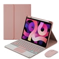 thumbnail image 2 of Case for iPad Air4 (10.9英寸)- Multiple Angle Viewing Folio Stand Cover with Pencil Holder，With Touch Keyboard and Bluetooth Mouse, 2 of 8