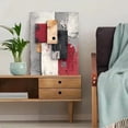 thumbnail image 5 of Beige Rust Black Contemporary Abstract Canvas Poster Home Wall Decor, 5 of 8