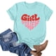 thumbnail image 2 of Blusas de Manga Corta para las Mujeres Divertido Impreso Cuello Redondo Tee, Vintage Humor Gráfico Blusas de Primavera para las Mujeres, 2 of 3