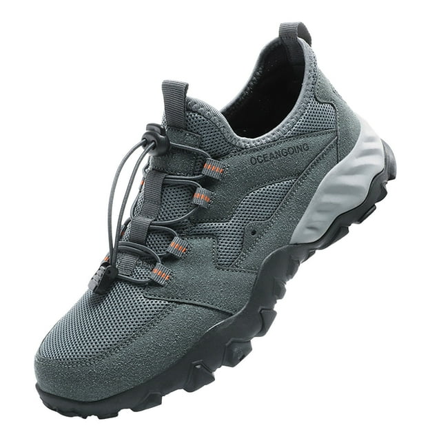 Espadrilles pour Hommes Été en Maille Respirante Chaussures de Randonnée Confortables Plein Air Voyage Mode Décontractées Sport Marche Chaussures