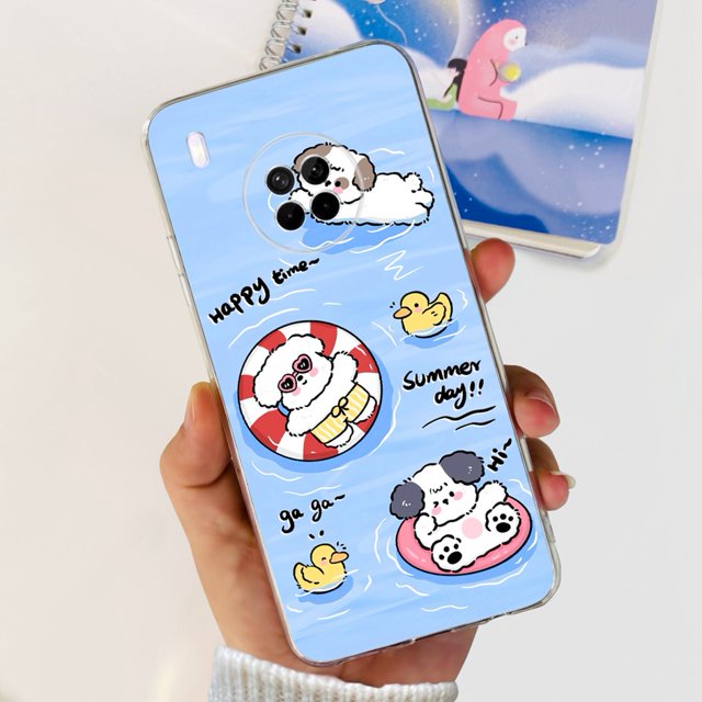 For Huawei Y9a Case Cover For Huawei FRL-22 FRL-23 FRL-L22 FRL-L23 Nova Y9a Phone Case Soft Silicone Clear Protection Funda Capa case-c21 For Huawei Y9a