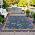 thumbnail image 4 of Dalyn Rugs Machine Washable Indoor/Outdoor Chantille ACN2046 Blue 2'6" x 3'10" Rug, 4 of 9