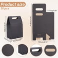thumbnail image 2 of 20 Pcs Paper Gift Bags Kraft Bags Tote Bags with Handle Hole Shopping Bags Reusable Bags for Wedding Party Favor Birthday Valentine Day Anniversary Housewarming Slate Grey DIY, 2 of 9
