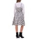thumbnail image 3 of VESTIDO CON TIRANTES INSPIRADO EN CHIC para Mujeres, Cuello Cuadrado, Vestido Midi A-Line, XL Beige, 3 of 6