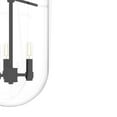 thumbnail image 4 of Hunter - Sacha 3-light Natural Black Iron, Medium Size Pendant Light, Dimmable, Modern Style, Urn Shaped, for Bedrooms, Dining, Living Rooms - 19318, 4 of 9