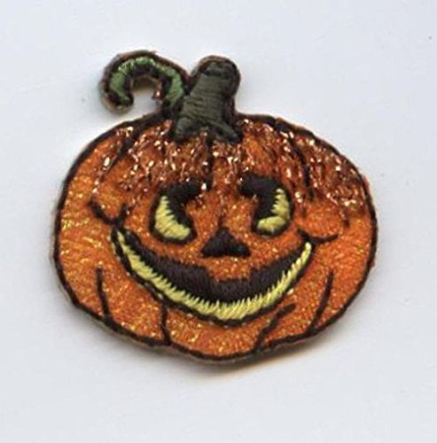 ID 1255 Pumpkin Seed Bag Patch Fall Plant Halloween Embroidered Iron On Applique