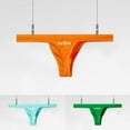 thumbnail image 6 of Mens Briefs Low-rise Bulge Pouch Thong T-back G-string Bikini Underwear Undies, 6 of 8