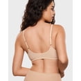 thumbnail image 6 of Women's Cosnufy Sheer Front Closure Bra Demi Sexy Seamless Unlined Mesh Underwire Bra, 6 of 6