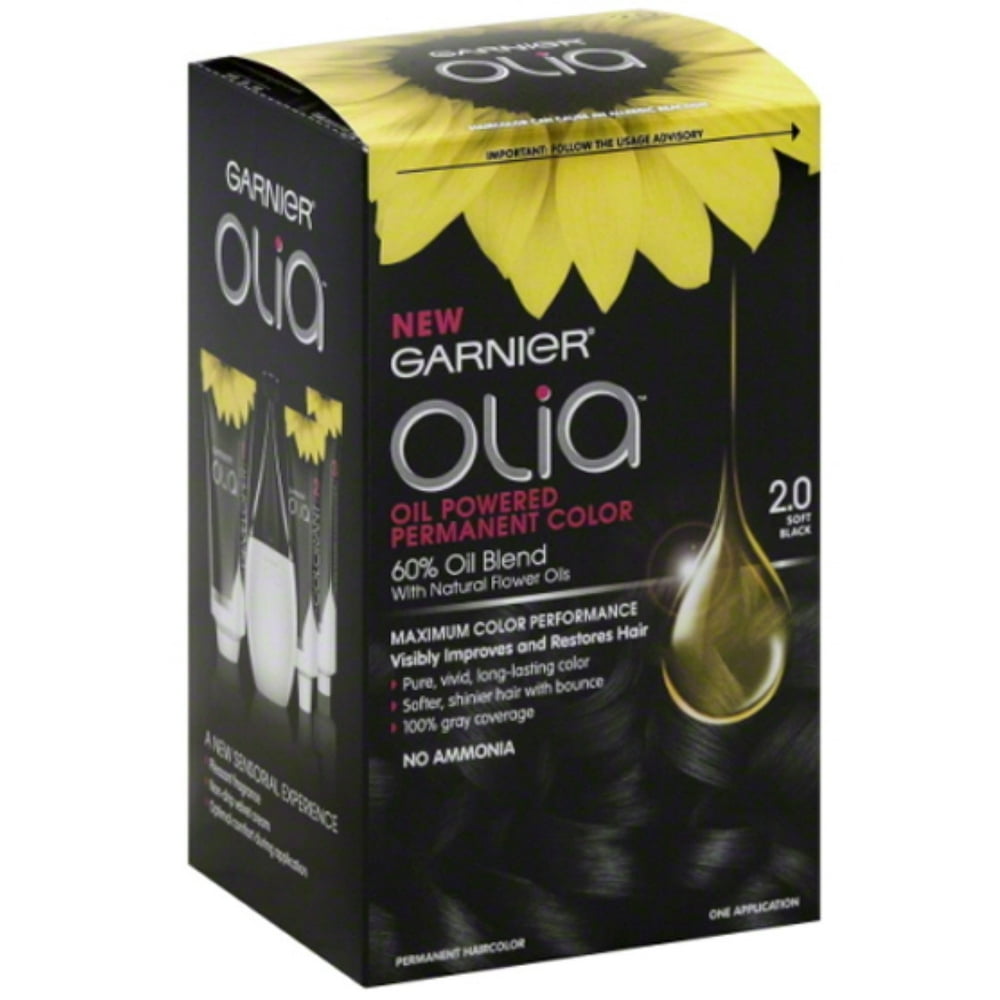 Garnier Olia Oil Powered Permanent Color 2.0 Soft Black 1