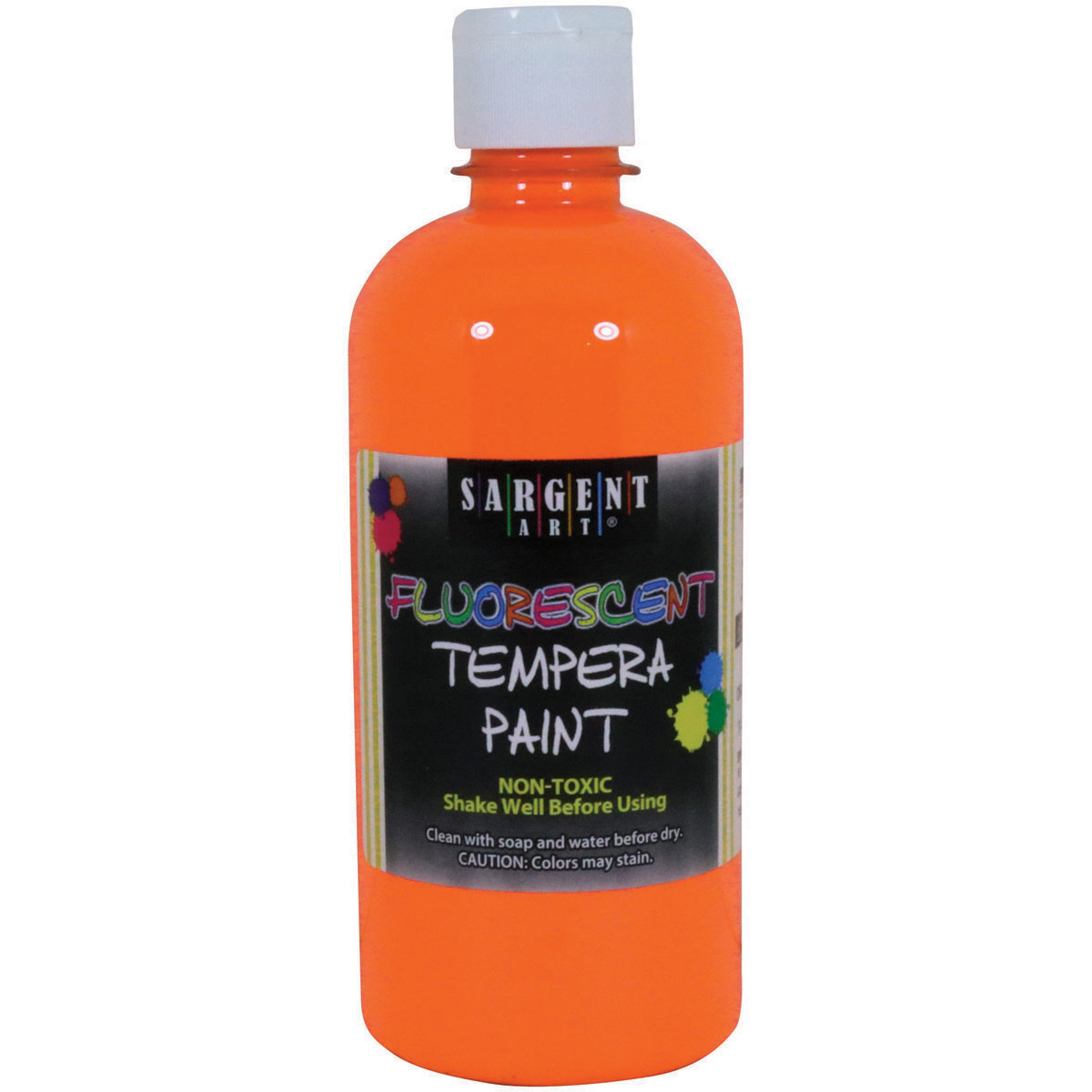 Fluorescent Tempera Paint 16ozYellow Orange