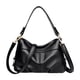 thumbnail image 1 of Bolso de hombro de Cuero para mujer jinwen moderno gran capacidad portátil informal versátil Negro, 1 of 8