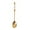 #J, variant on Pack of 10, Gold Plated Ceramic Long Handle Stainless Steel Espresso Spoons, Mini Teaspoons Set for Coffee Sugar Dessert Cake Ice Cream Soup Antipasto Cappuccino, 5.7 Inch