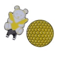 thumbnail image 1 of Pinza de Marcador magnético de pelota de golf Sunnimix Amarillo, 1 of 7