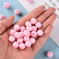 thumbnail image 5 of 500g Opaque Acrylic Beads Round Pearl Pink 12x11mm Hole: 1.8mm about 566pcs/500g, 5 of 6