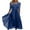 Purple, variant on Jinhomg Women's Summer Maxi Dresses Trendy Lace Patchwork Chiffon Dresses Flowy Half Sleeve Wedding Guest Dress formal Evening Dresses Navy S