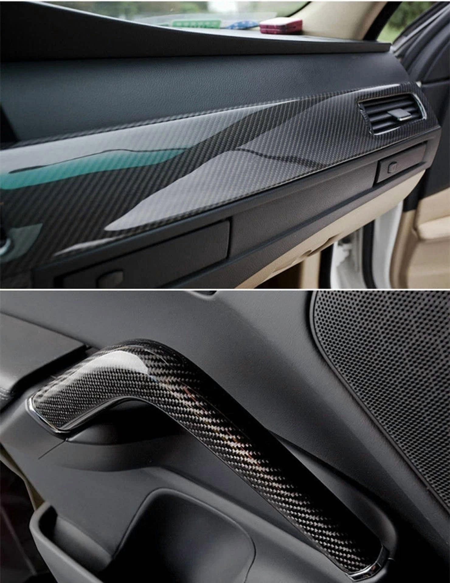 BUTTERFLY- 5D Accessories Glossy Carbon Fiber Vinyl Film Car Interior Wrap Stickers 12X 60"
