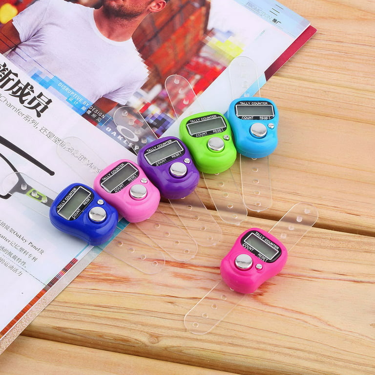 Mini Stitch Marker And Row Finger Counter LCD Electronic Digital