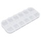 thumbnail image 3 of 10 piezas de plástico caja de joyería organizador a prueba de polvo a prueba de agua consejos de uñas caja de almacenamiento transparente para decoraciones de uñas joyería, 3 of 8