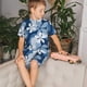 thumbnail image 4 of Fotbe Flower Pijama Estampada de 2 Piezas para Niños – Ropa de Dormir de Manga Corta Cómoda para Niños y Niñas, Camiseta y Shorts de Algodón-Large, 4 of 6