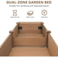 thumbnail image 5 of PETSCOSSET Large Raised Garden Bed Outdoor Wooden Planter Box with Legs for Gardening, 5 of 10