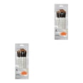 thumbnail image 3 of Pinceles para acuarela Cateissary 6 unids/set de diferentes formas pelo de nailon mango de madera, 3 of 6