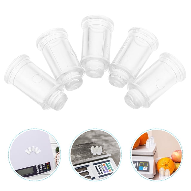 KAKOWELY 10Pack Scale Feet Replacement Rubber Transparent for Electronic Scale Accessories Weighing