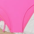 thumbnail image 5 of TOWED22 Girls 3 Piece Bathing Suit Summer Swimsuit UPF Bikini Set with Rash Guard Top and Cover Up Pants Hot Pink,9-10 Y, 5 of 6