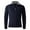 #288-Navy, variant on Men's Cardigan Sweater with Collar and Color Block Design, Knit Zip Front Jacket Long Sleeve Outerwear for Casual Daily Wear