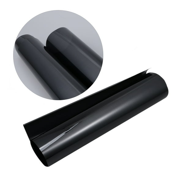 Black Thermal Insulation Window Film for Sun Block Home Office Use 1mx0.3m