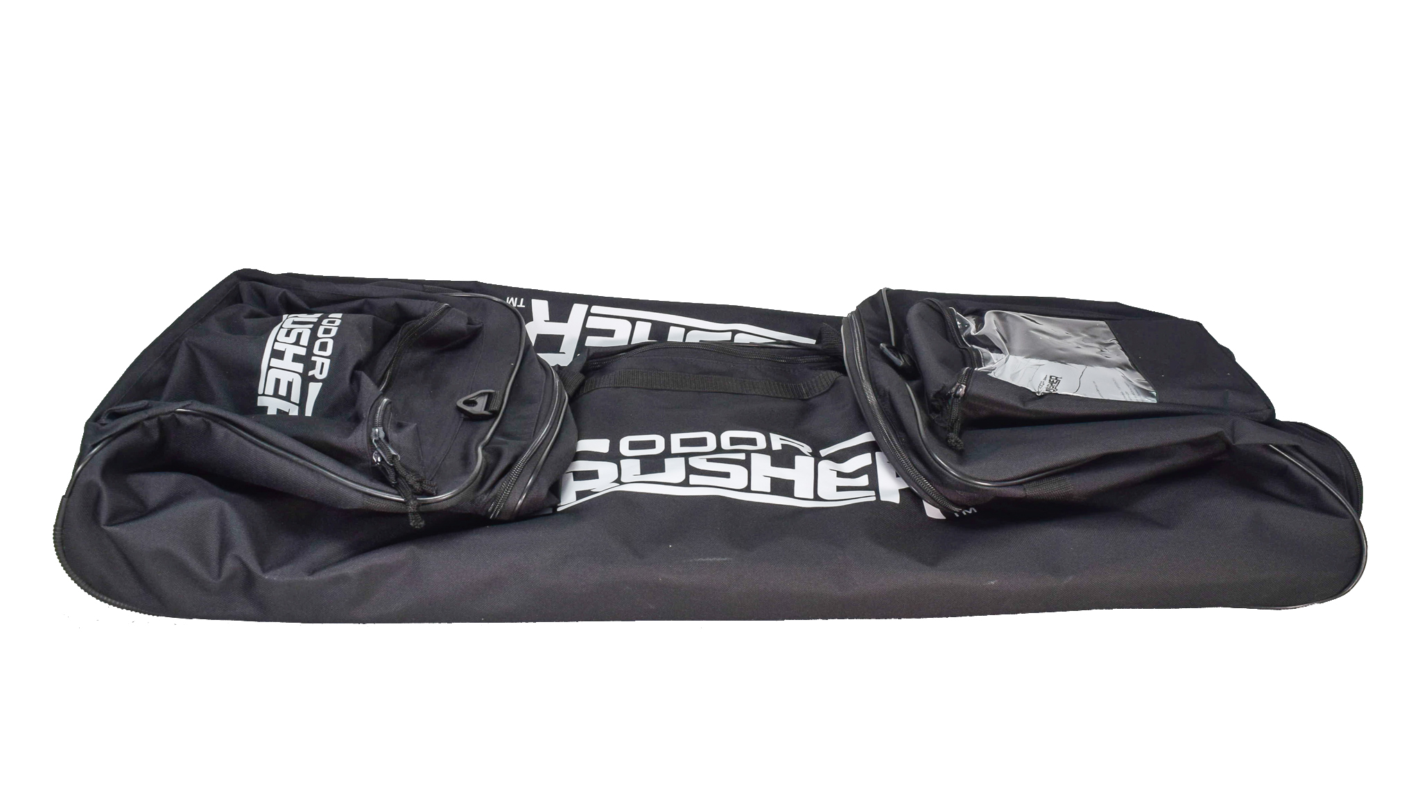 Odor Crusher Roller Duffle Bag (42") with Ozone Generator Eliminates Odors on Clothes, Shoes, Sports & Gym Equipment