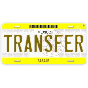 Transfer Pasaje Mexico Novelty Car License Plate