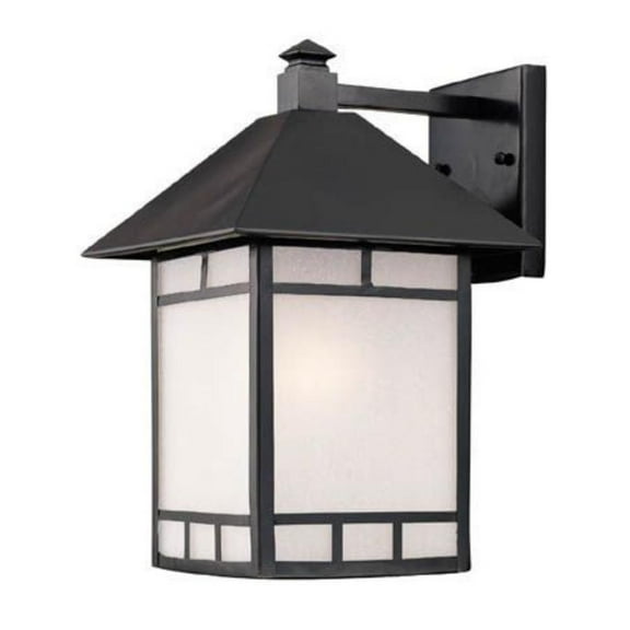Acclaim Lighting 9012BK 14.5 in. Artisan 1-Light Matte Black Wall Light